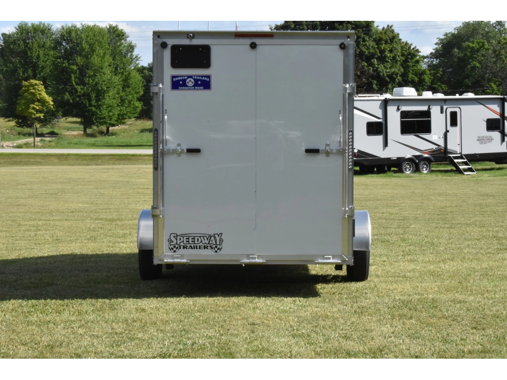 2026 Enbeck Aluminum Enclosed 6' X 12' Single Axle W/ Ramp alt