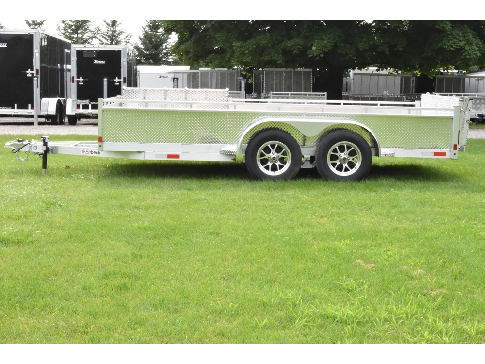 2026 Enbeck Side Loader Aluminum Utility 7' X 14' Ta alt