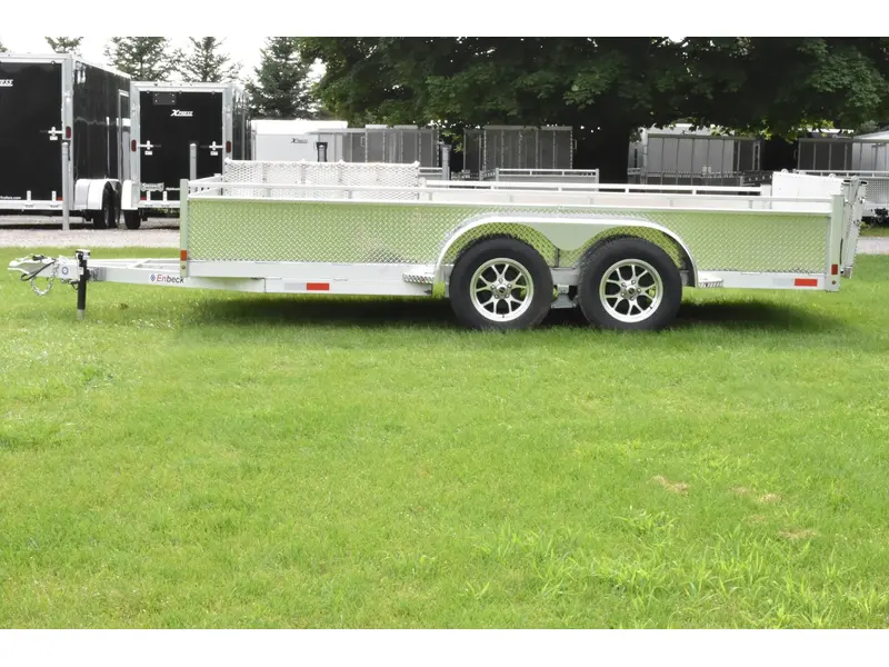2026 Enbeck Side Loader Aluminum Utility 7' x 14' TA