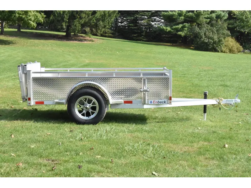 2026 Enbeck Aluminum Utility 5' x 8' Single Axle