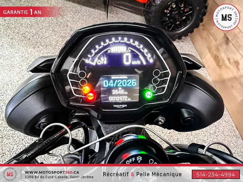 2022 Triumph STREET TRIPLE R 765 IMPECCABLE ! SUPER PRIX ! thumbnail 17