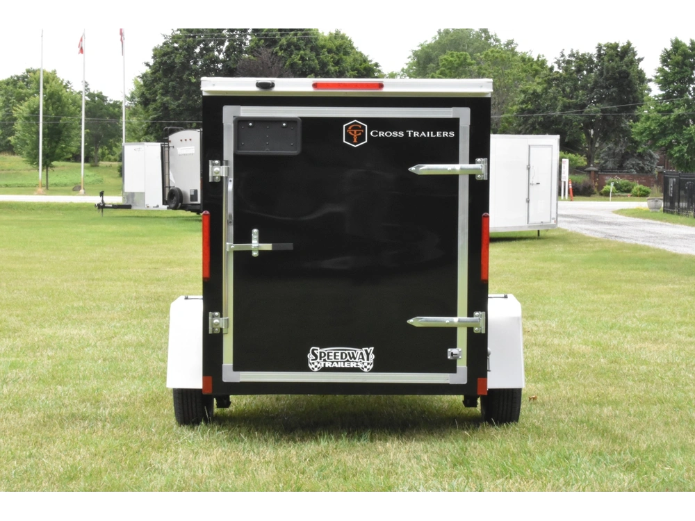 2026 Cross Painted Steel Enclosed (beta) 5' X 8' Single Axle alt