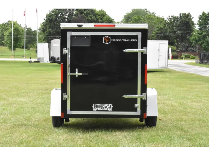 2026 Cross Painted Steel Enclosed (Beta) 5' x 8' Single Axle