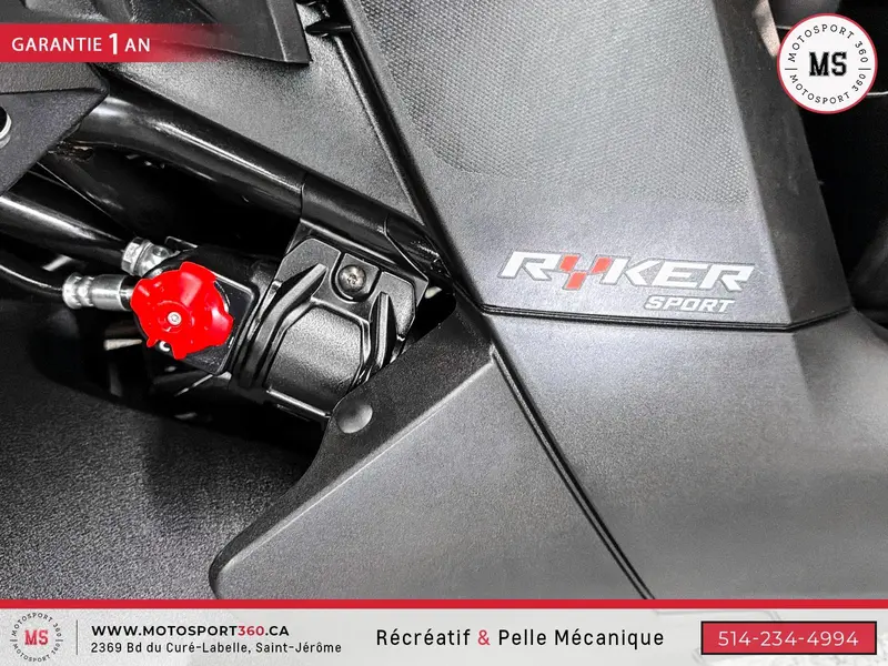 2025 Can-Am RYKER 900 SPORT COMME NEUF ! thumbnail 11