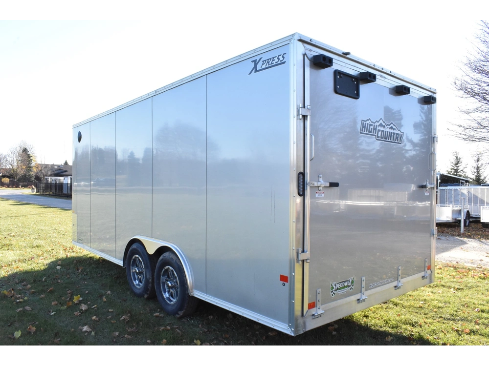 2024 Alcom Aluminum Enclosed 8.5' X 20' Tandem Axle alt