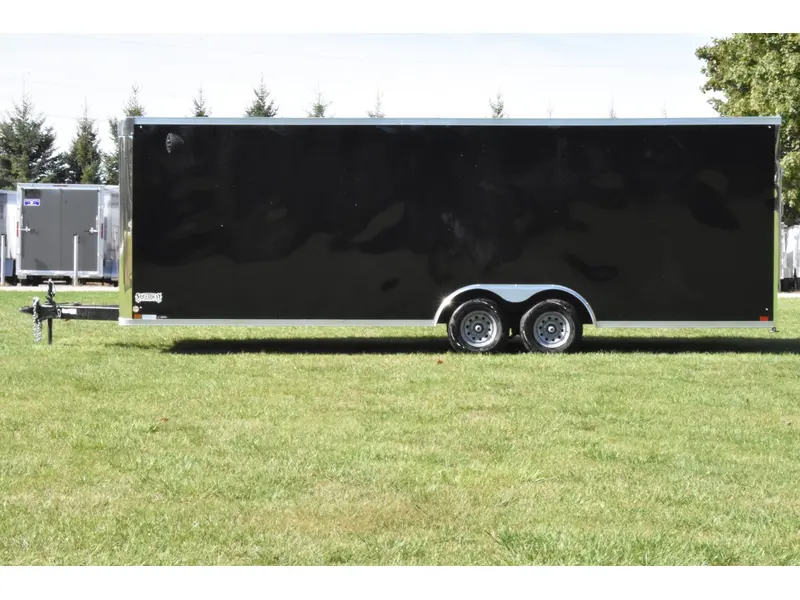 2026 Cross Painted Steel Enclosed (Alpha) 8.5' x 24' Tandem Axle Car Hauler