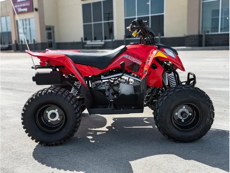2026 Polaris Outlaw 110 // Indy Red thumbnail 9