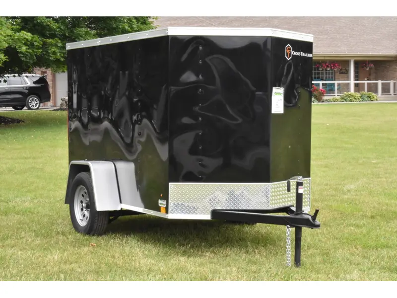 2026 Cross Painted Steel Enclosed (Beta) 5' x 8' Single Axle