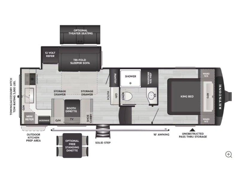 Keystone Rv Cougar 23mle 2026 alt