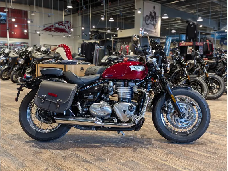 2023 Triumph Bonneville Speedmaster // Cordovan Red thumbnail 2