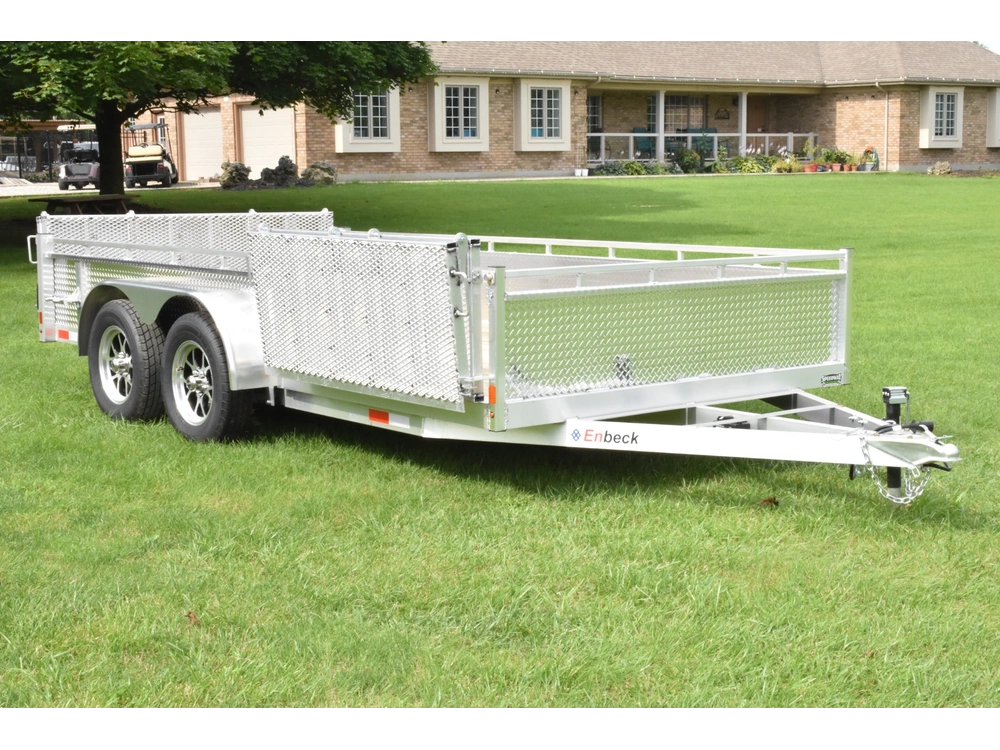2026 Enbeck Side Loader Aluminum Utility 7' X 14' Ta alt