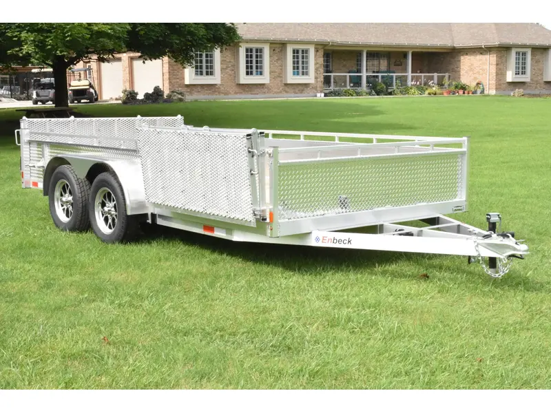 2026 Enbeck Side Loader Aluminum Utility 7' x 14' TA