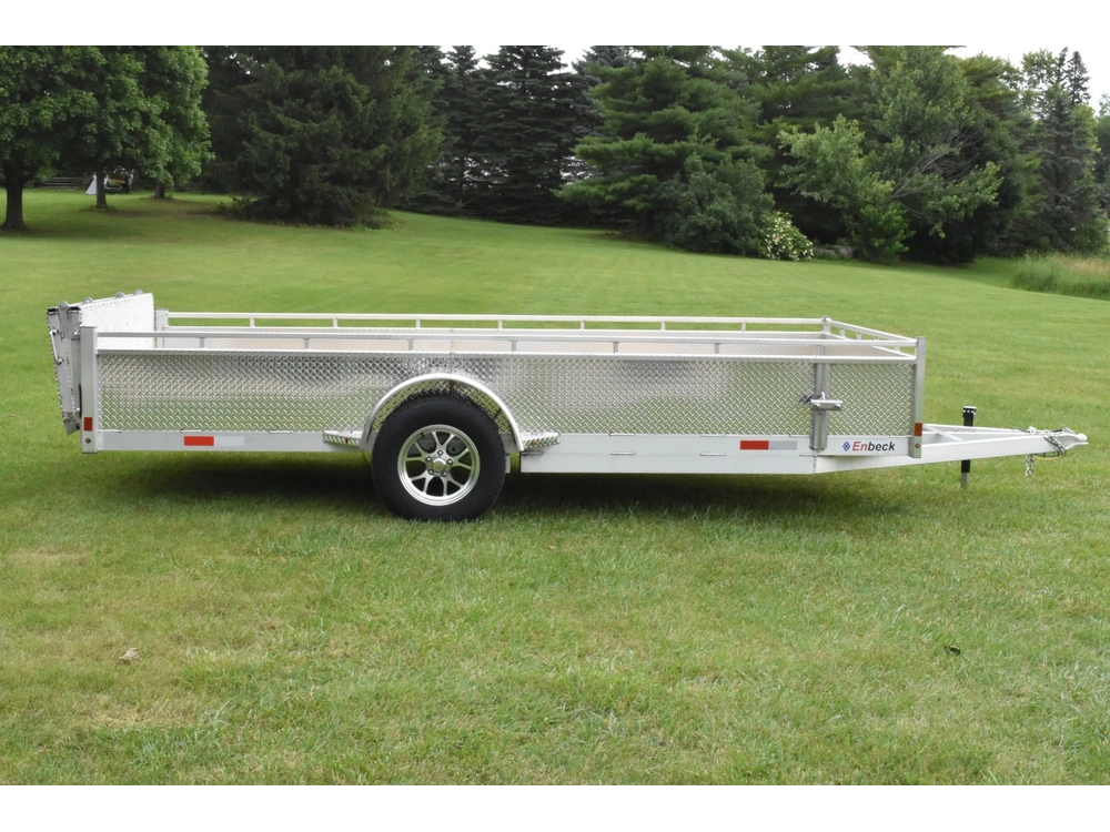 2026 Enbeck Aluminum Utility 7' X 14' Single Axle alt