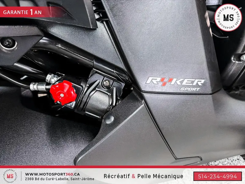 2025 Can-Am RYKER 900 SPORT COMME NEUF ! thumbnail 13