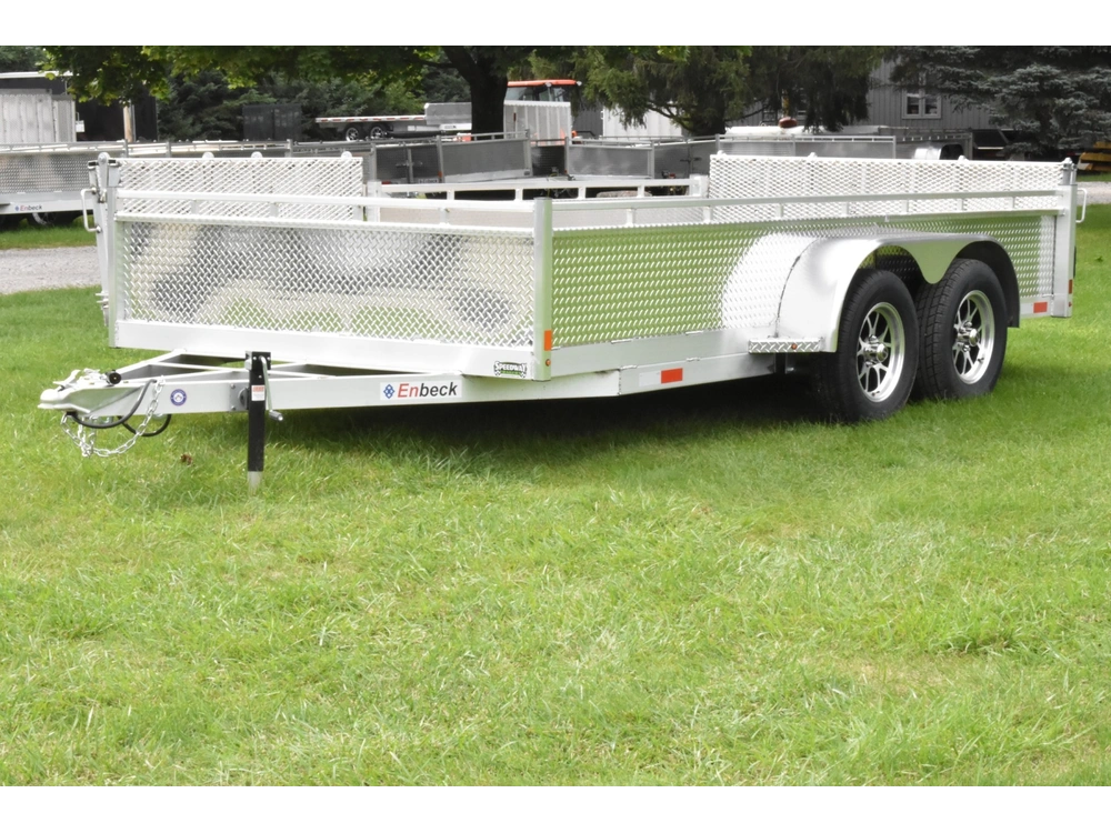 2026 Enbeck Side Loader Aluminum Utility 7' X 14' Ta alt