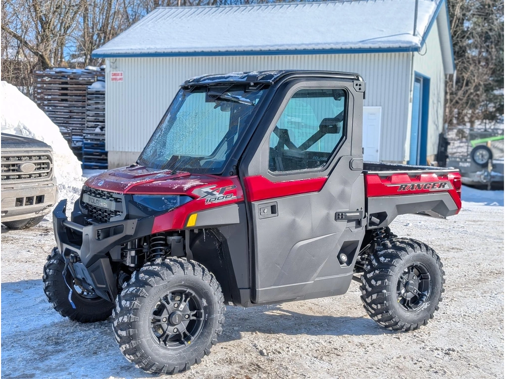 Polaris Ranger Xp 1000 Ns Premium Sunset Red 🎯 Utv Cabine Chauffé Climatisé Travail 4 Saisons Defender Limited Ranger Hd10 Premium 🟢 2026 alt
