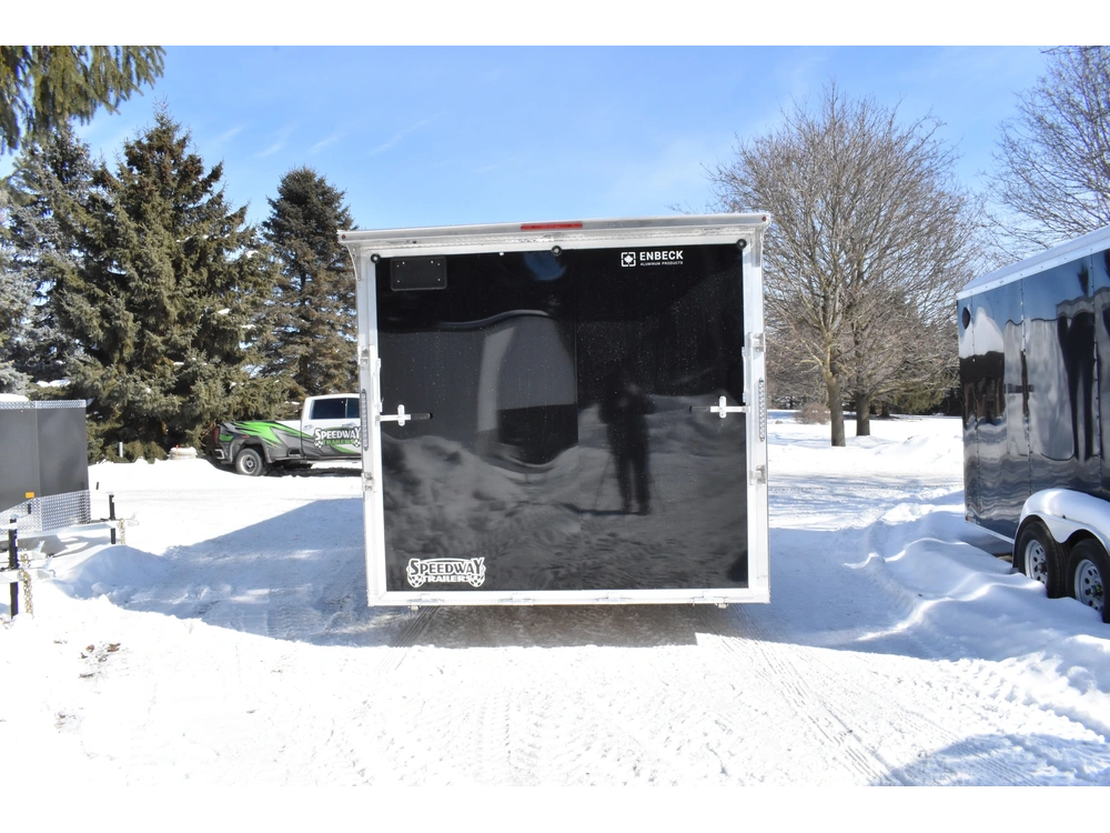 2026 Enbeck Aluminum Enclosed 8.5' X 24' Tandem Axle Car Hauler alt