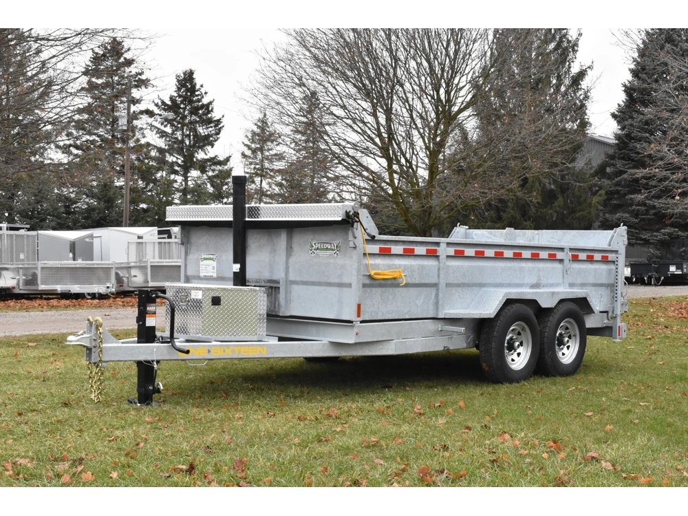 2026 One Sixteen Galvanized Dump 7' X 14' 7t alt