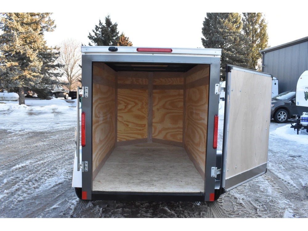 2026 Cross Painted Steel Enclosed (beta) 5' X 8' Single Axle alt