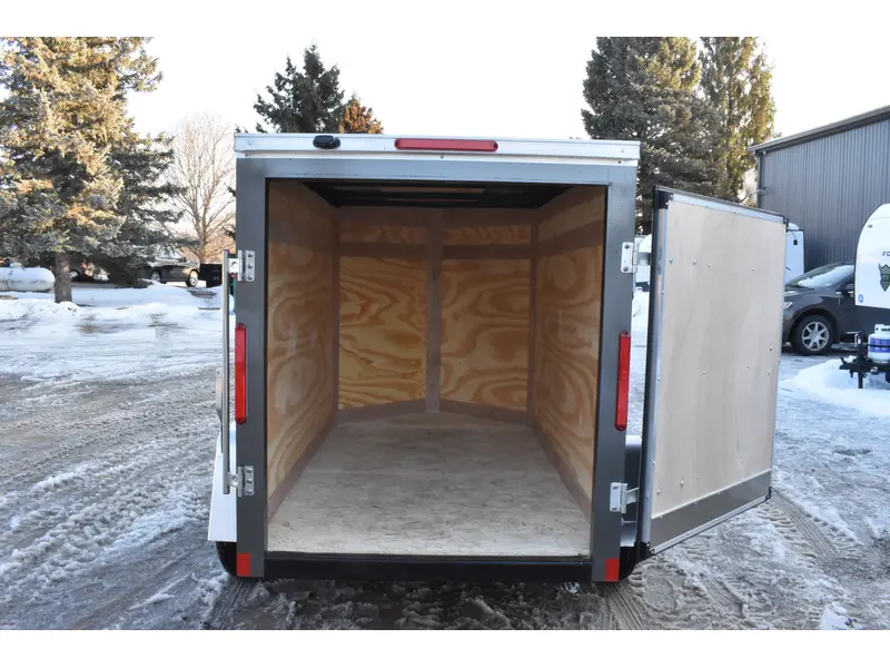 2026 Cross Painted Steel Enclosed (Beta) 5' x 8' Single Axle
