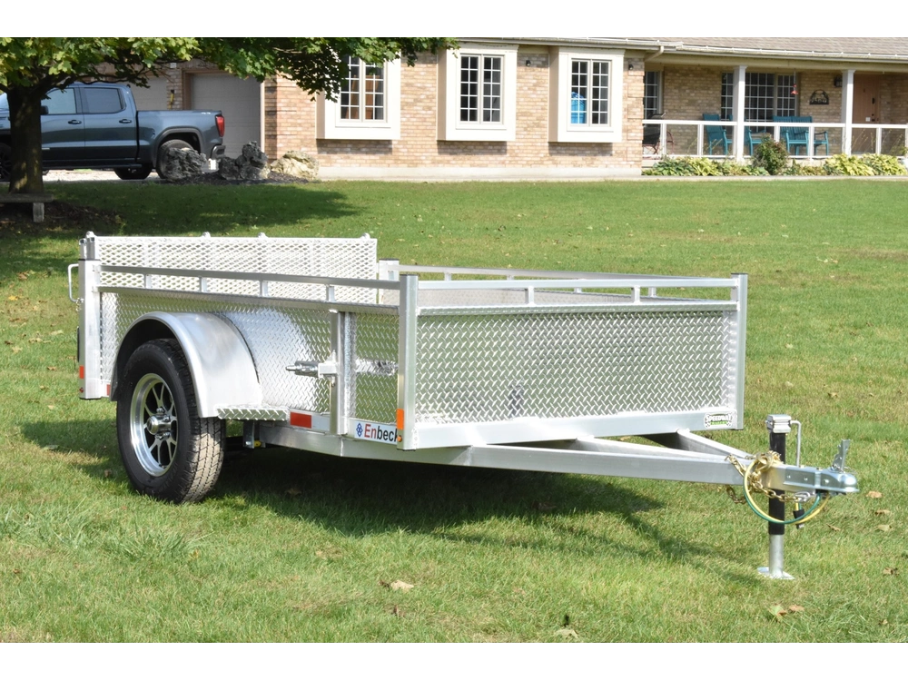 2026 Enbeck Aluminum Utility 5' X 8' Single Axle alt