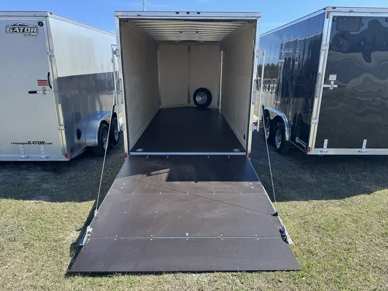 2026 Gator ELITE ENCLOSED TRAILER,7X16,V-NOSE,REAR RAMP,BLACK thumbnail 5