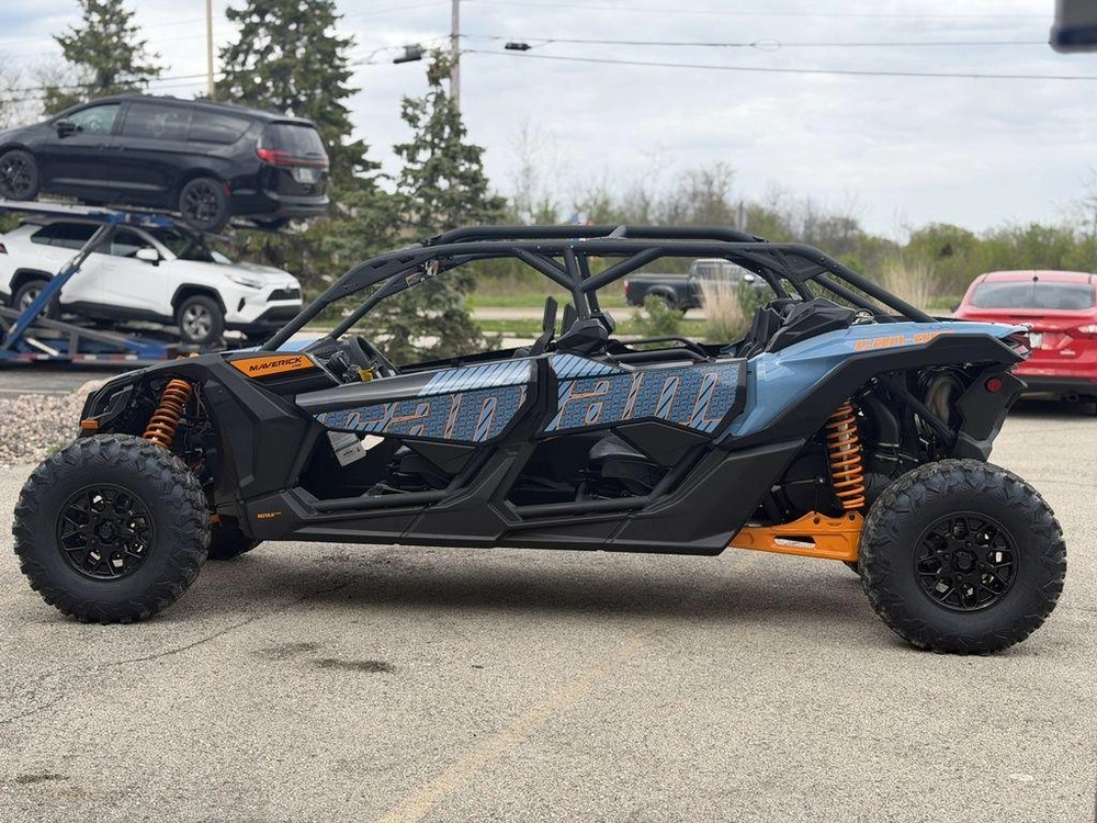 2026 Can-am Maverick X3 Max Ds Turbo Scandi Blue & Orange Crush alt