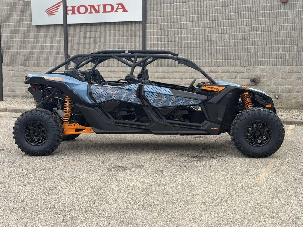 2026 Can-am Maverick X3 Max Ds Turbo Scandi Blue & Orange Crush alt