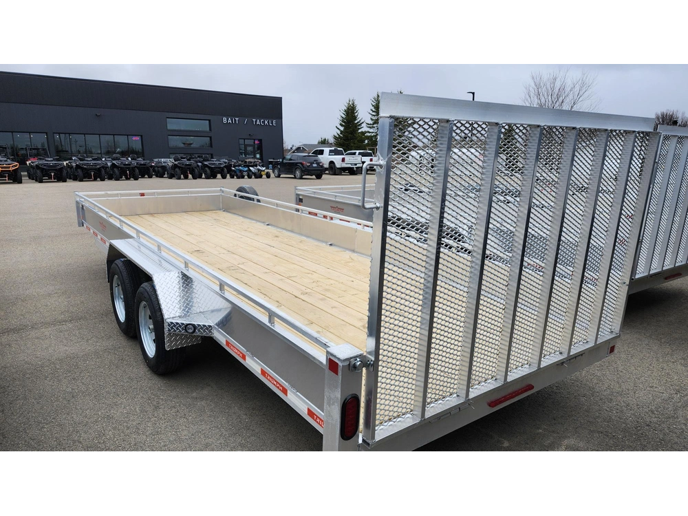 2026 Trailer-shop Au10 - Aluminum Utility - Ta80x20-35 - Incl Spare Tire alt