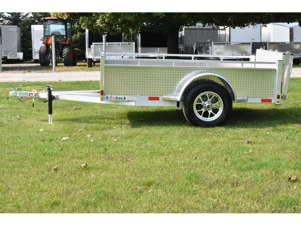 2026 Enbeck Aluminum Utility 5' X 8' Single Axle alt