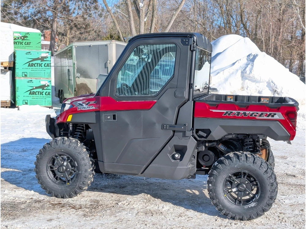 Polaris Ranger Xp 1000 Ns Premium Sunset Red 🎯 Utv Cabine Chauffé Climatisé Travail 4 Saisons Defender Limited Ranger Hd10 Premium 🟢 2026 alt
