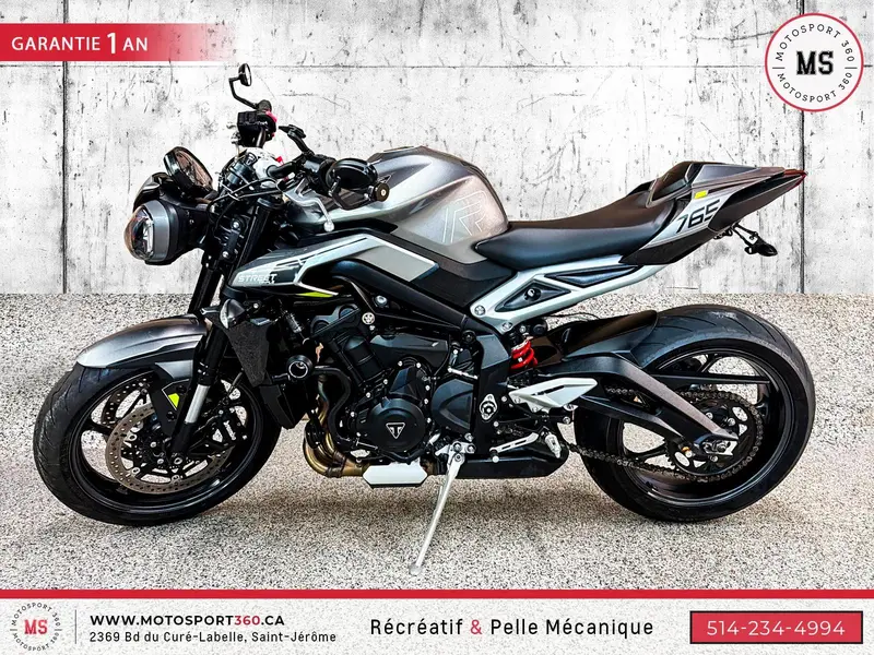 2022 Triumph STREET TRIPLE R 765 IMPECCABLE ! SUPER PRIX ! thumbnail 4