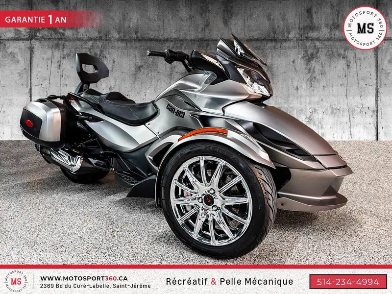 2014 Can-Am SPYDER ST LIMITED PERLE RARE !!! TRÈS BAS KM ! thumbnail 2