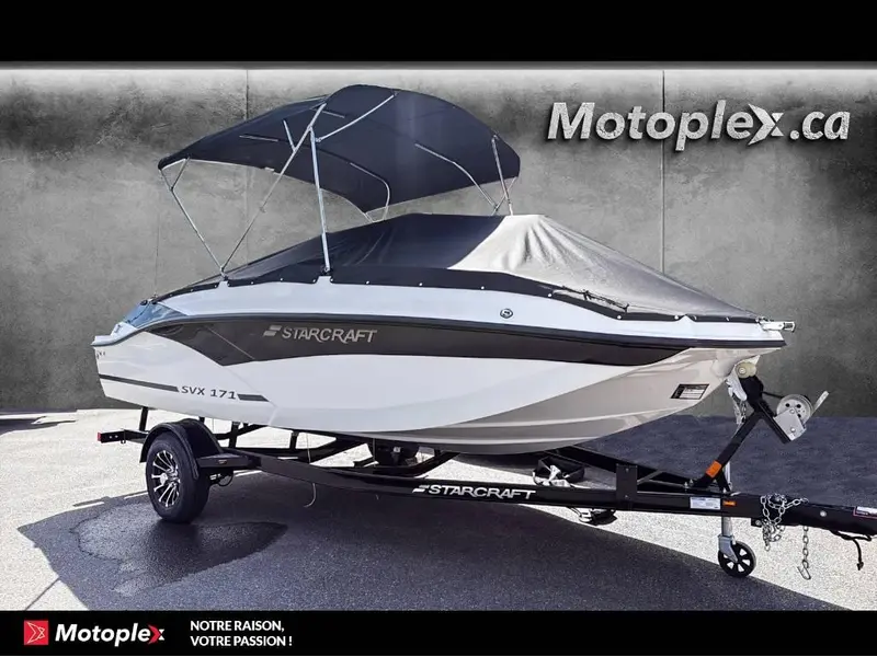 2025 Starcraft SVX 171 OB 90HP  deck boat bateau Ponté thumbnail 2