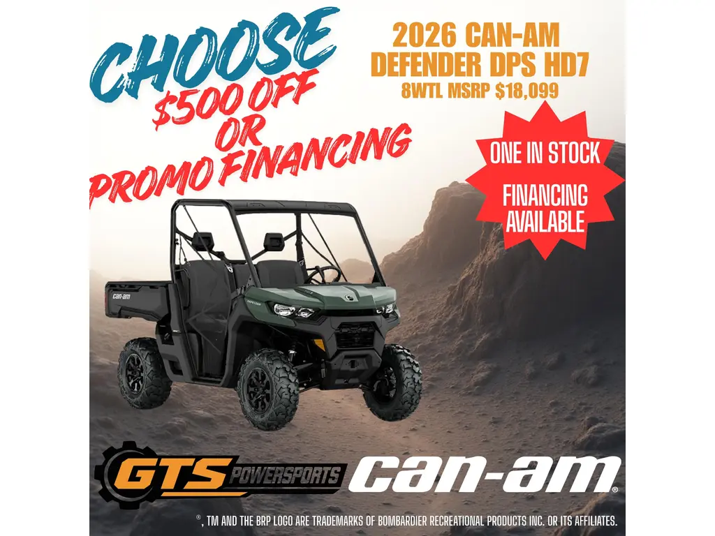 2026 Can-am 8wtl Defender Dps Hd7 alt