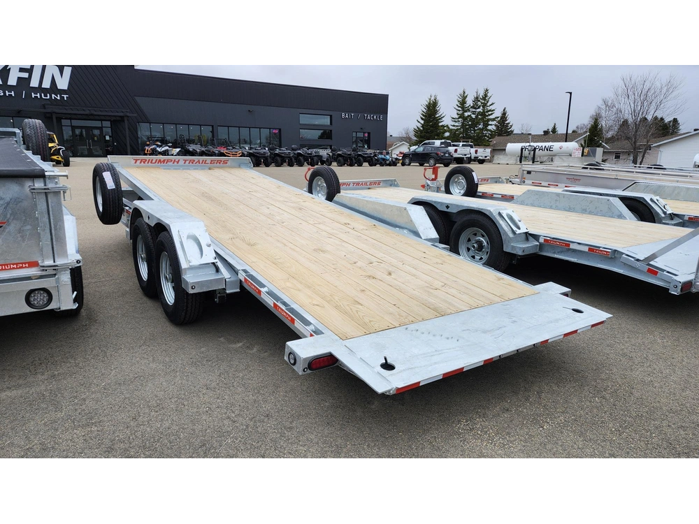2026 Trailer-shop Ghteh10 - Galvanized Hydraulic Tilt - 10 (dual Cylinder) - Ta82x20-70 - Incl Spare Tire alt