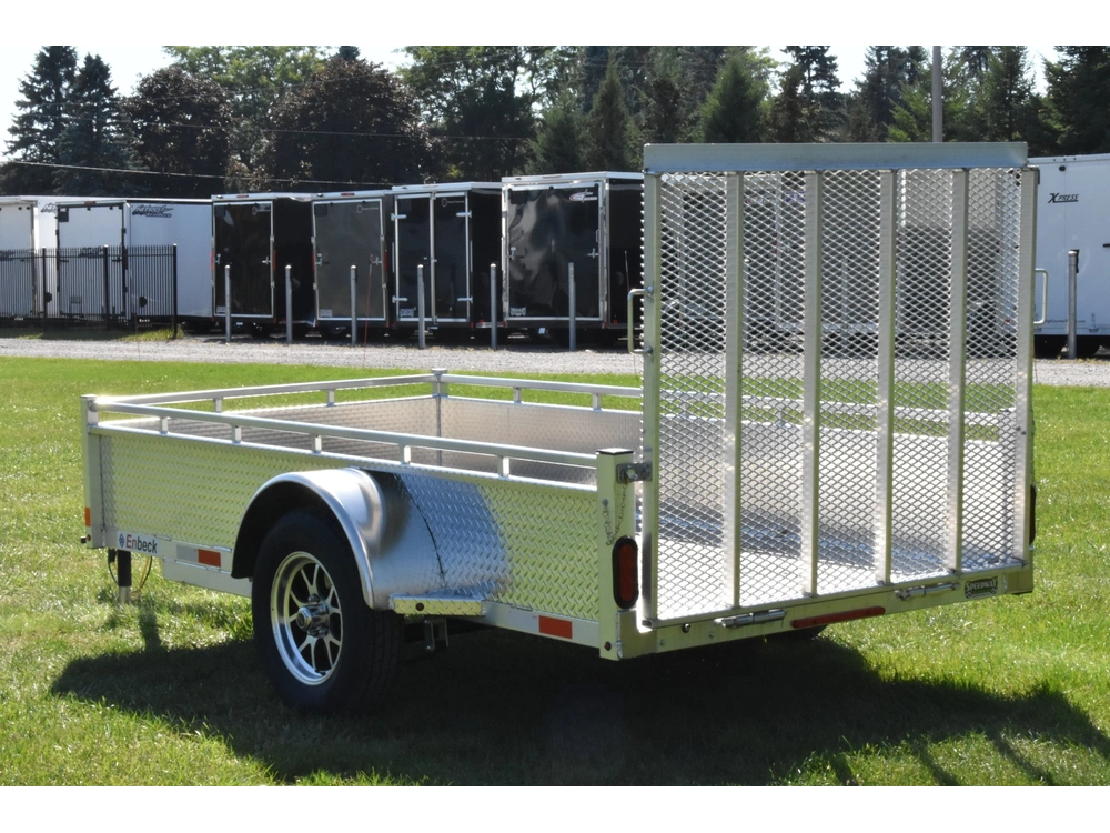 2026 Enbeck Aluminum Utility 5' X 10' Single Axle alt