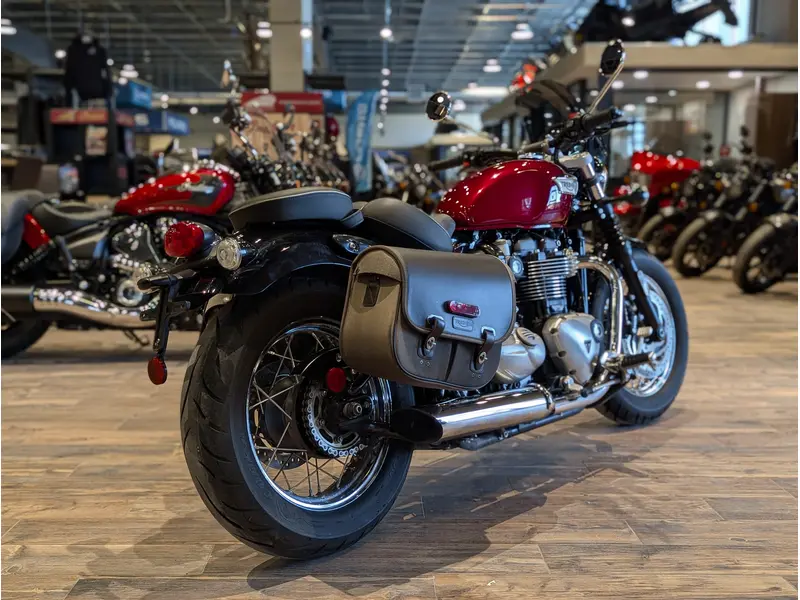 2023 Triumph Bonneville Speedmaster // Cordovan Red thumbnail 11