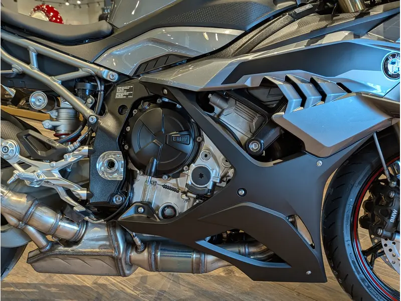 2026 BMW S 1000 RR // Bluestone Metallic w/ Engine, Axle & Clutch Guards thumbnail 6