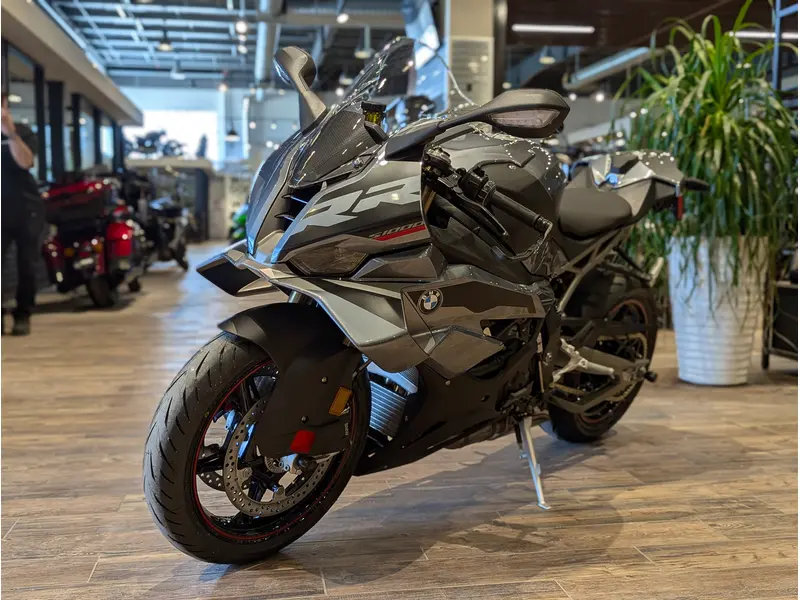2026 BMW S 1000 RR // Bluestone Metallic w/ Engine, Axle & Clutch Guards thumbnail 13