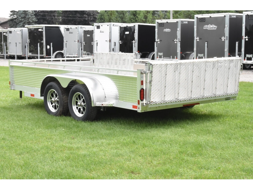 2026 Enbeck Side Loader Aluminum Utility 7' X 14' Ta alt