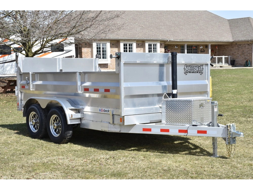 2026 Enbeck Aluminum Dump 80" X 12' Tandem Axle 5t alt
