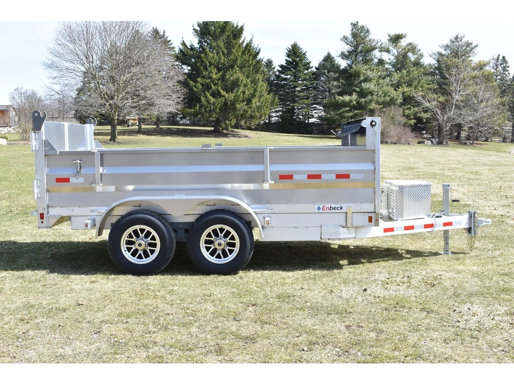 2026 Enbeck Aluminum Dump 80" X 12' Tandem Axle 5t alt