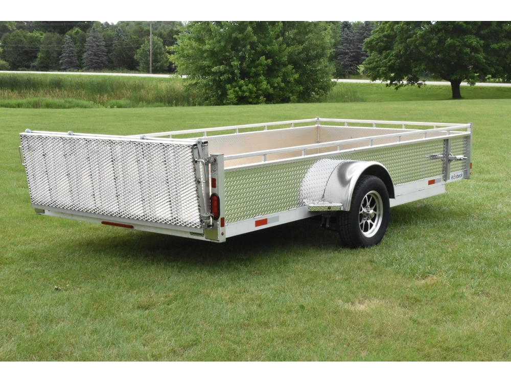 2026 Enbeck Aluminum Utility 7' X 14' Single Axle alt