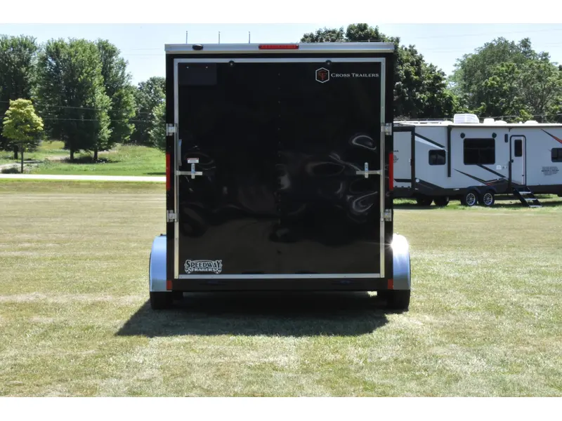 2025 Cross Painted Steel Enclosed (Beta) 7' x 14' Tandem Axle w/ Ramp