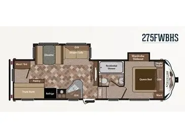 2012 Keystone RV Sprinter copper canyon 275FWBH