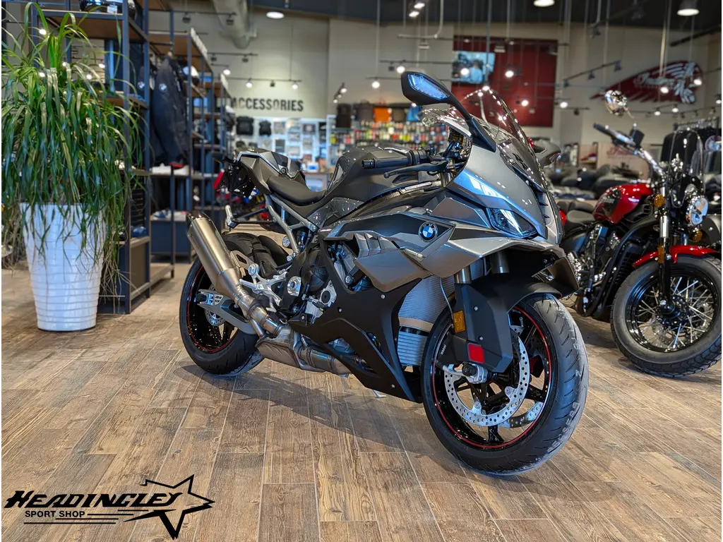 2026 BMW S 1000 RR // Bluestone Metallic w/ Engine, Axle & Clutch Guards