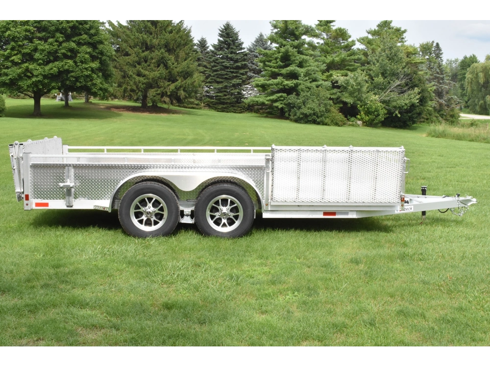 2026 Enbeck Side Loader Aluminum Utility 7' X 14' Ta alt