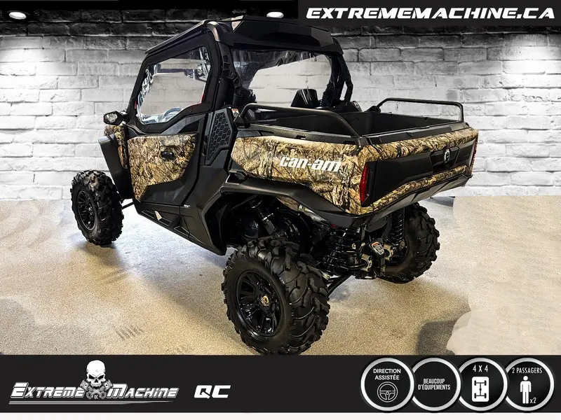 2023 Can-Am CAN AM COMMANDER XT 1000R DPS CAMO BEAUCOUP D'ACCESSOIRES!!! thumbnail 4