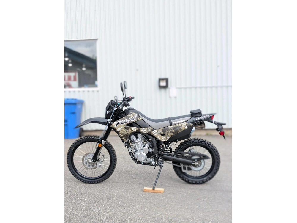 Kawasaki Klx300 Semi-camo 🎯 Moto Double Usage Route Sentier Crf300l Drz400 Wr250r Dual Sport Plaquée 🟢 2026 alt